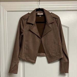 Philosophy Plum Cropped Jacket